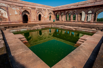Baz Bahadur palace, mandu, madhya pradesh, india 