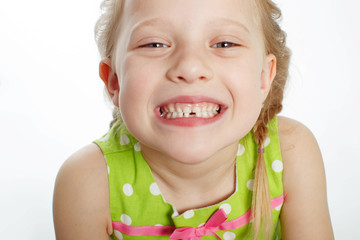 A child without teeth 