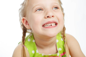 A child without teeth 
