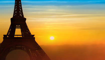Vacation travel concept to Paris