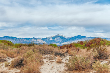 View of Coachella Valley from Desert Hot Springs.Southern California.USA