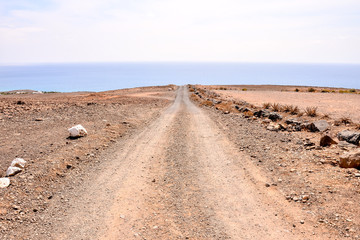 Dirt road desert