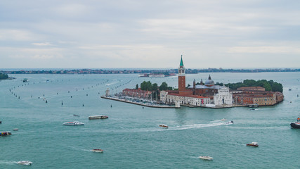 View of island of San Giorgio Maggiore in Venice