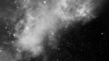 Traveling through star fields in space to a distant galaxy.