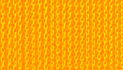 Abstraction yellow color chain.