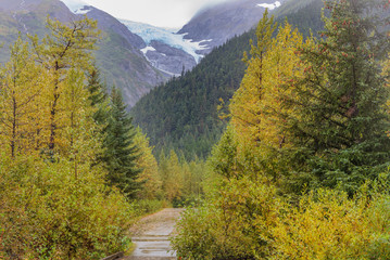 Scenic Kenai Peninsula Alaska in Autumn