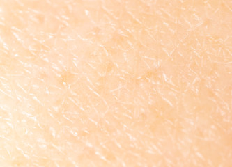Human skin as a background.