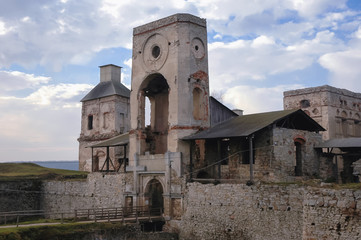 Ruins of Krzyztopor castle in the Ujazd village in Swietokrzyskie Voivodeship of Poland
