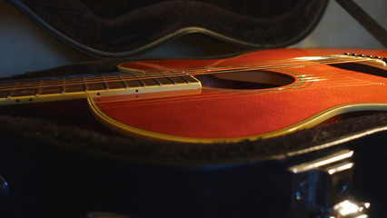 guitar  . closeup