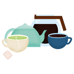 kitchen teapot and coffee drinks