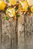 Lemonade or iced summer tea