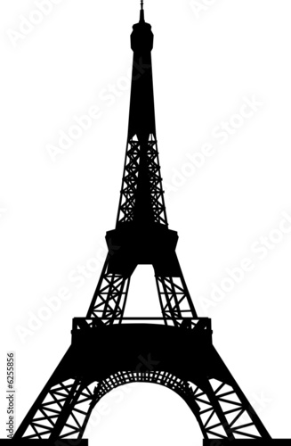 Vector: eiffel tower vector file