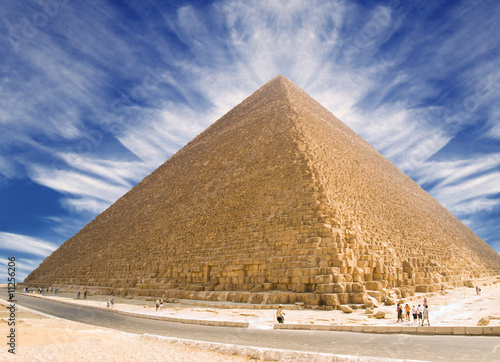 Fototapeta Great Pyramid of Cheops. Panoramic XXL