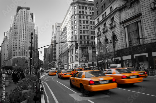 Fototapeta Taxies in Manhattan
