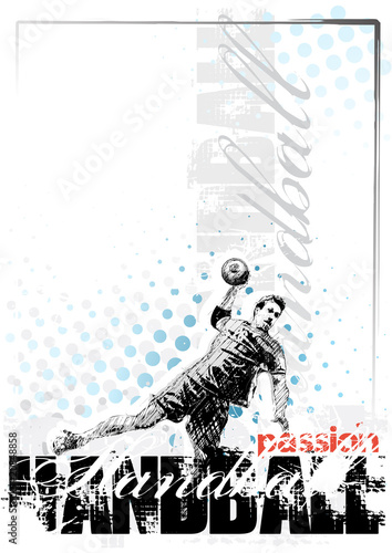 Fototapeta handball background 2
