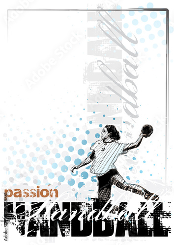 Fototapeta handball background 3