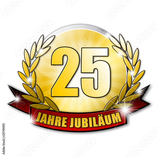 "25 Jahre Jubiläum Button, Icon" Stockfotos und lizenzfreie Bilder auf