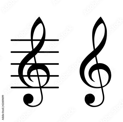  Violinenschlüssel Noten Musik