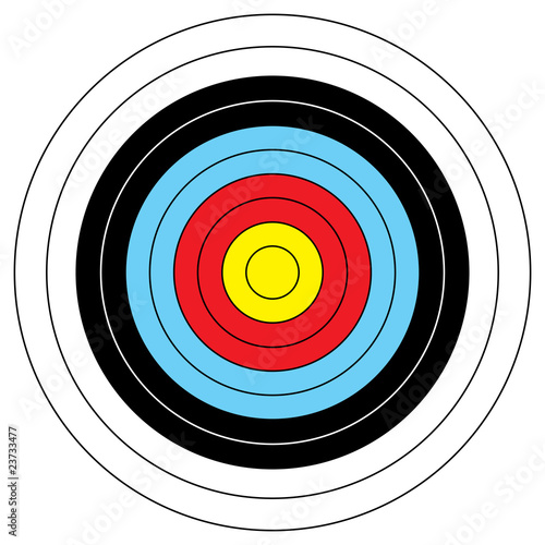 Rvack Ndscev: Archery Target Bullseye Poster Girlscantwhat