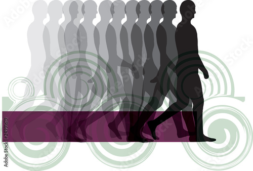 "Man walking" Stock image and royalty-free vector files on Fotolia.com