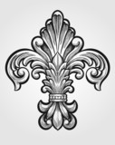 Elegant Fleur de Lis