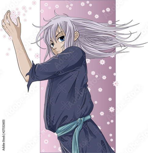 flower-guard-styl-anime