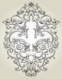 Fancy Fleur De Lis Frame