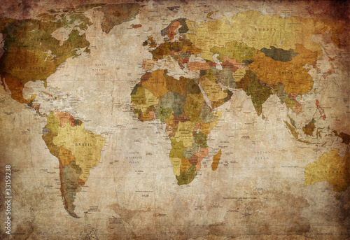 Fototapeta World Map