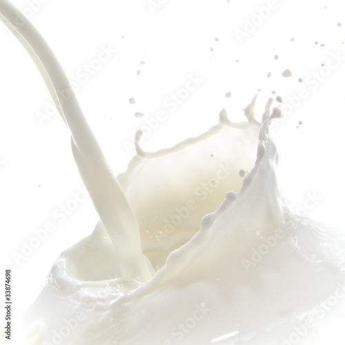 Fototapeta milk splash