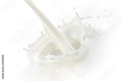 Fototapeta milk splash