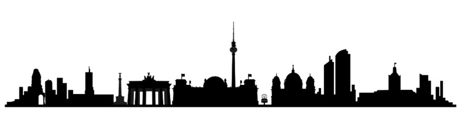 Berlin Skyline Wallpaper Schwarz Weiß Berlin Skyline Wallpaper Schwarz Weiß