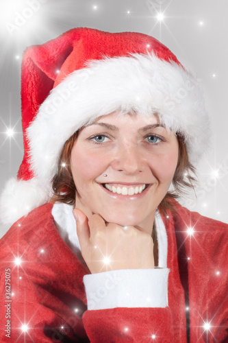 Lachende Weihnachtsfrau von angela branaschky, lizenzfreies Foto #36275071 ...