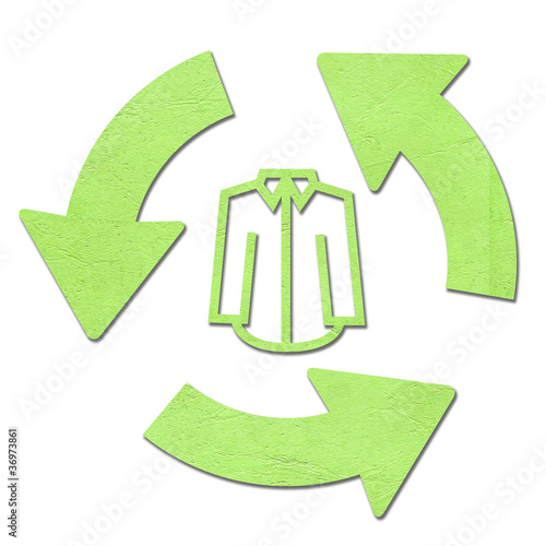 recycle Clothing symbol by yeyen, Royalty free stock photos #36973861 ...