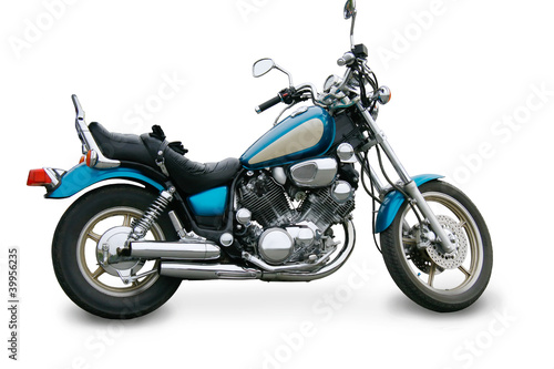 motocykl-na-bialym-tle