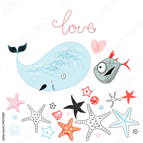  whale and fish lovers