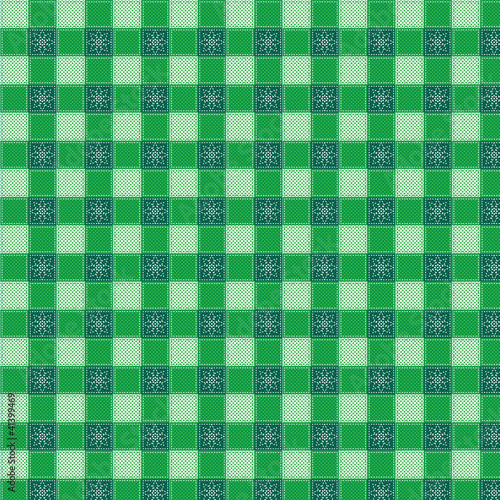 Fototapeta Pattern picnic tablecloth vector