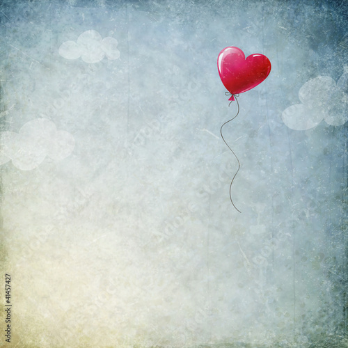 Fototapeta heart balloon