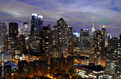  New York by night