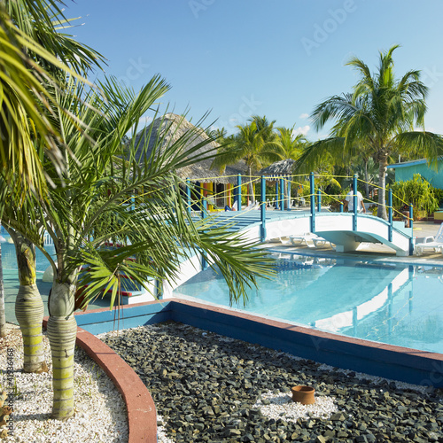  hotel's swimming pool, Cayo Coco, Cuba