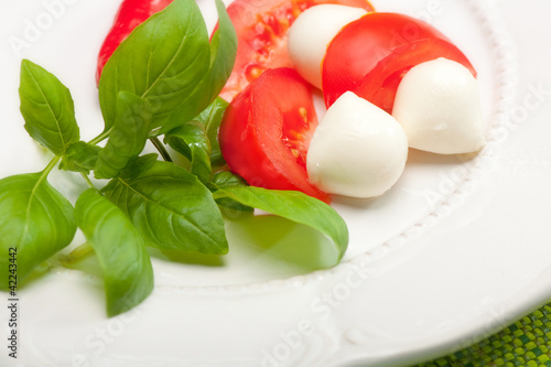 Fototapeta Mozzarella z pomidorami