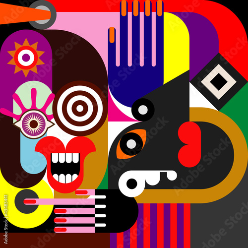 abstrakcyjny-portret-dwoch-kobiet