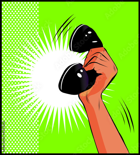 pop-art-ilustracja-dloni-trzymajacej-telefon