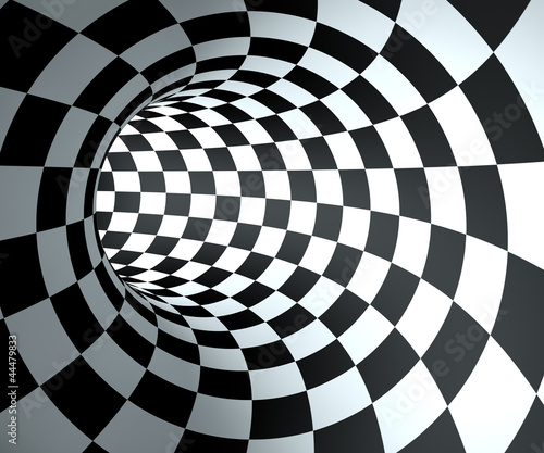 abstrakcjonistyczny-round-w-kratke-tunelowy-tlo