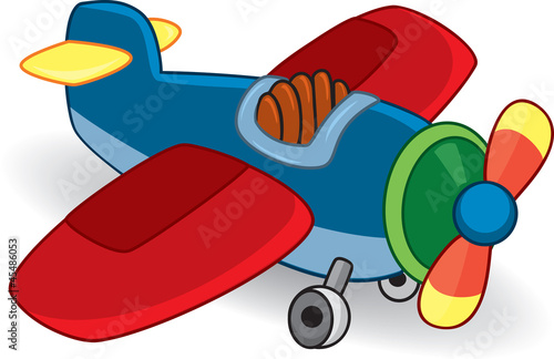 Lacobel Toy plane. Vector
