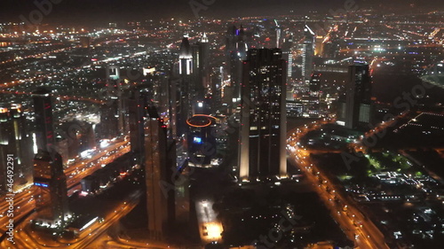 Fototapeta Dubai City from Burj Khalifa