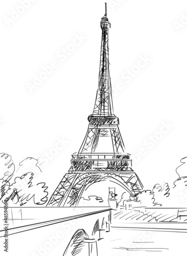  Paris street - illustration
