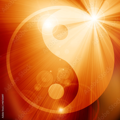 Lacobel Yin Yang sign