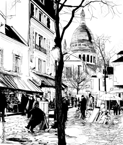 Lacobel Montmartre in winter