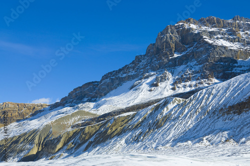 Fototapeta Top of High mountains, covered by snow
