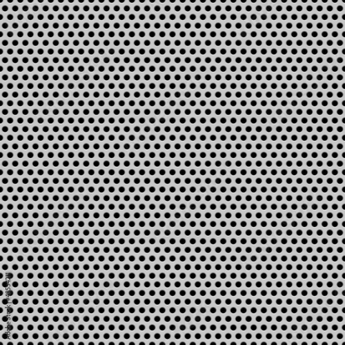 Lacobel Seamless Circle Perforated Carbon Grill Texture